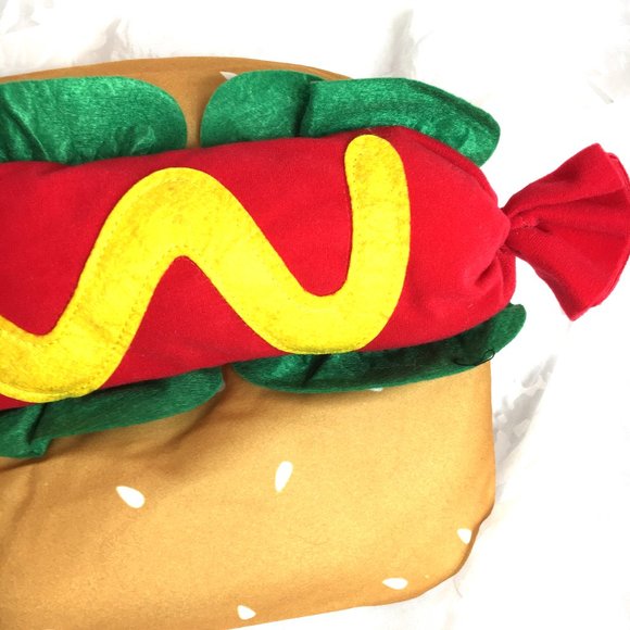 "Hot Dog" Halloween Party Weenie Dog Costume Medium NWT NOS - Picture 7 of 13